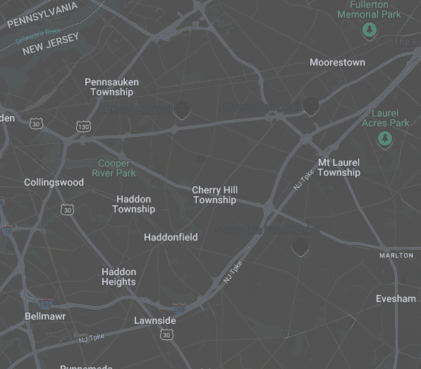 Map of Mount Laurel Nj